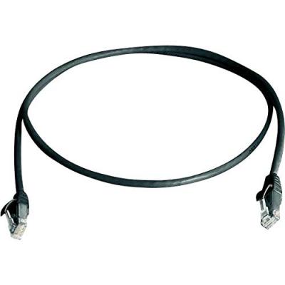 TELEGARTNER Teleg&auml;rtner 100008519 RJ45 C&acirc;ble r&eacute;seau, c&acirc;ble patch CAT 6 U/UTP 3.00 m noir ignifuge, sans halog&egrave;ne 1 pc(s) 