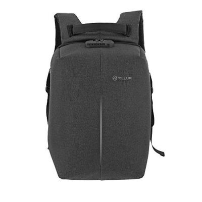  Tellur Anti-theft V2 Sac &agrave; dos loisir, 47 cm, 30 L, Noir