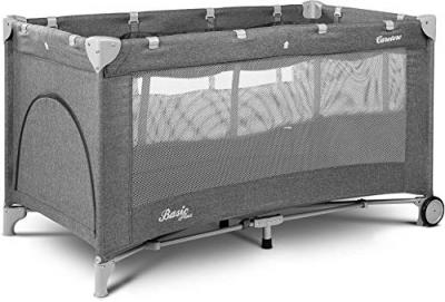  TERO-3936 Basic Plus Lit de voyage Gris graphite