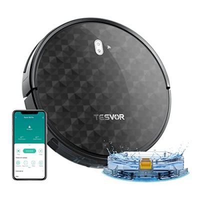 TESVOR  M1 Pro Vacuum Cleaner Robot Argent&eacute; One Size / EU Plug