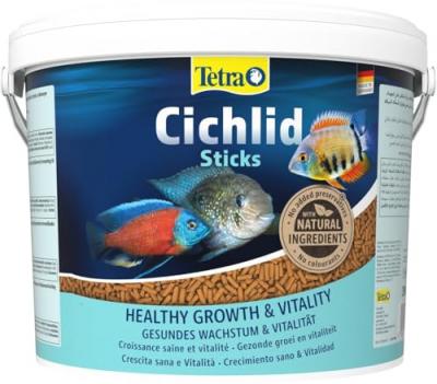 TETRA  153691 Cichlid Sticks Poissons eau douce tropicale 10 L