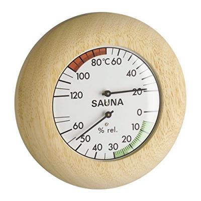 TFA Thermom&egrave;tre-Hygrom&egrave;tre de sauna 40.1028 Thermom&egrave;tre en Bois V&eacute;ritable