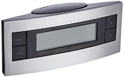 TFA  Dostmann 60.2511 Radio Alarm Clock Argent&eacute;