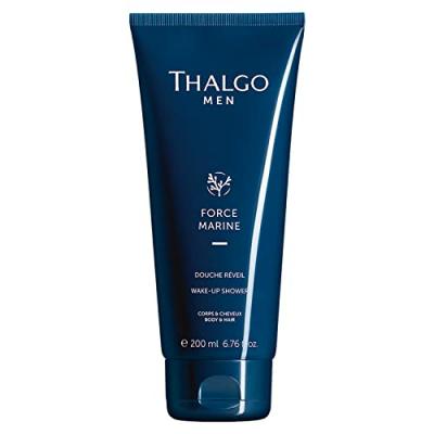 THALGO MEN Gel Douche Energisant Corps & Cheveux &agrave; l'Algue Bleue Vitale