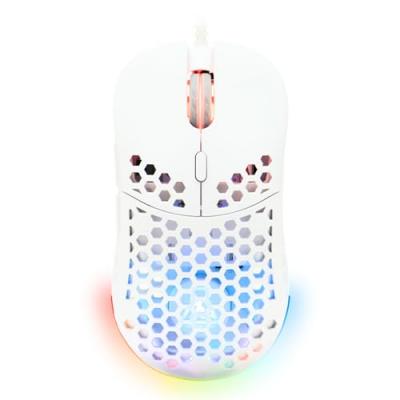 THE G LAB Souris Gamer filaire - The G-Lab - KULT-OXYGEN - RGB - 12800 DPI - Blanc 