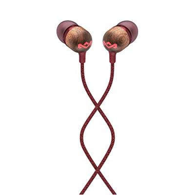 THE HOUSE OF MARLEY  Smile Jamaica Casque Avec fil Ecouteurs Appels/Musique Rouge, Bois - Neuf