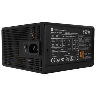 THERMALRIGHT Alimentation PC -  - TB650S - 650W - 80+ Bronze - Non modulaire - ATX 3.0 - Noir 