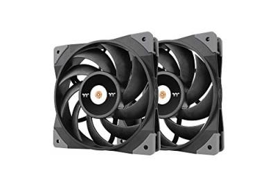 Thermaltake TOUGHFAN 12 Boitier PC Ventilateur 12 cm Noir 2 pi&egrave;ce(s)
