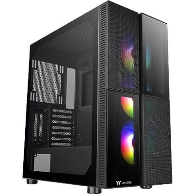 THERMALTAKE  Versa T26 TG ARGB Midi Tower Noir, Moyenne tour