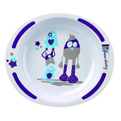 THERMOBABY  Assiette M&eacute;lamine D&eacute;cor&eacute;e Monstre Multi Couleurs