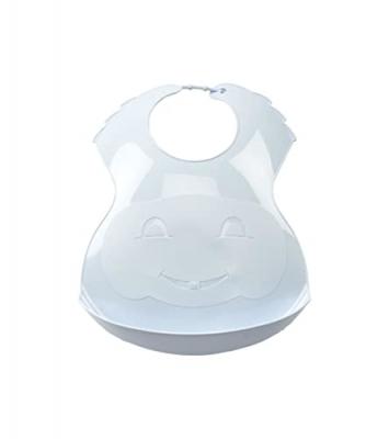 THERMOBABY  Bavoir Semi-Rigide - Fleur Bleue