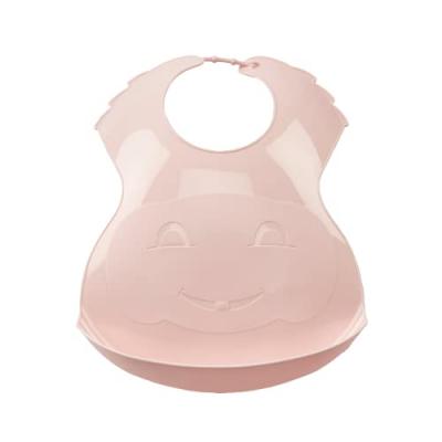 THERMOBABY &reg; Bavoir enfant plastique, rose poudr&eacute;