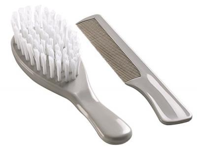 THERMOBABY  Brosse et Peigne Gris charme - Fabriqu&eacute; en France