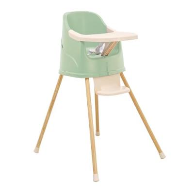 THERMOBABY Chaise haute &eacute;volutive YOUPLA - Vert c&eacute;ladon - Fabriqu&eacute;e en France