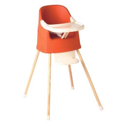 THERMOBABY Chaise Haute &Eacute;volutive Youpla  - Terracotta - Fabriqu&eacute;e En France