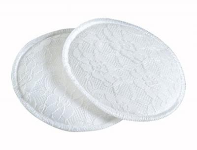 THERMOBABY  Lot de 6 Coussinets d'Allaitement Lavables Blanc