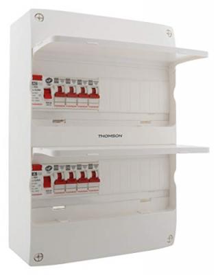 THOMSON Coffret &eacute;lectrique 2 rang&eacute;es 26 modules - Id&eacute;al T1-T2 - 