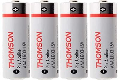 THOMSON Pack 4 piles alcalines LR03 AAA 1,5V - 