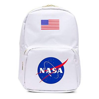MAGNUM BRANDS Thumbs Up Nasa Backpack Logo Backpack Blanc
