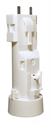 TIBELEC Douille de chantier B22 , plastique, blanc