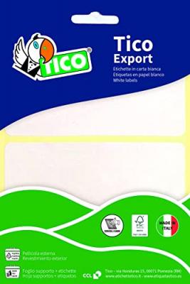 AVERY Paquet 10 Feuilles D'&eacute;tiquettes Blanches Dans Enveloppe-44x28 Mm Tico