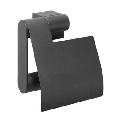 TIGER  Nomad, Porte-Rouleau Papier Toilette avec Rabat, Noir