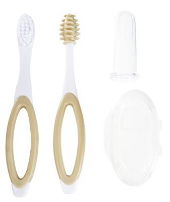 TIGEX Brosse &Agrave; Dents B&eacute;b&eacute; D&egrave;s 3 Mois Nuk - Le Set De Brosses &Agrave; Dents