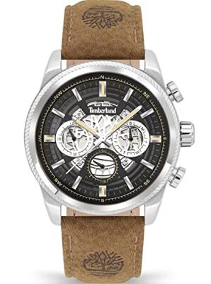 TIMBERLAND  Homme Analogique Quartz Montre avec Bracelet en Cuir TDWGF2200704