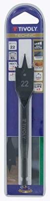 TIVOLY M&egrave;che bois plate queue hexagonale &Oslash;26 mm  - 10802522600