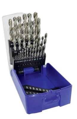 Coffret 25 forets m&eacute;taux rectifi&eacute;s hss - 11451070017 11451070017