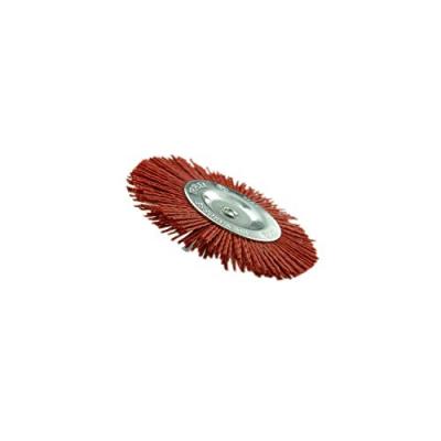 TIVOLY Polybrosse rouge circulaire pour bois , Diam.100 mm