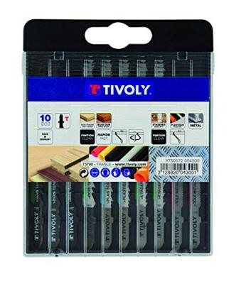 TIVOLY Lot de 10 lames coupe multimat&eacute;riau 