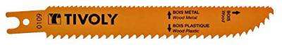 TIVOLY Lame de scie sabre - double tranchant - cobalt 8% -  109 