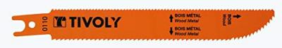 TIVOLY Lame de scie sabre - double tranchant - cobalt 8% -  110 