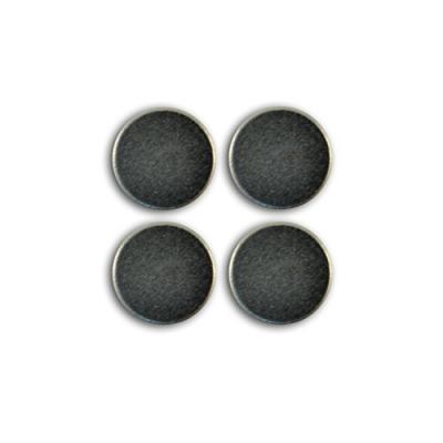 MAHE Toga QC35 Aimants Rond Extra Forts M&eacute;tal Gris 9,5 x 8,5 x 0,5 cm