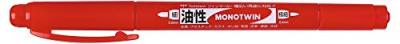  Tombow OS-TME25 Marqueur permanent MONO twin, couleur rouge
