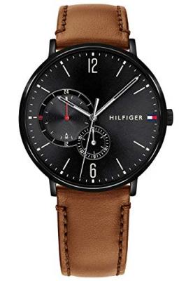 TOMMY HILFIGER Montre Homme  Brooklyn 1791510 Cuir marron bracelet