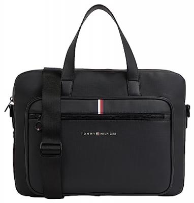 TOMMY HILFIGER Porte document  TH ESSENTIAL PIQUE COMPUTER BAG