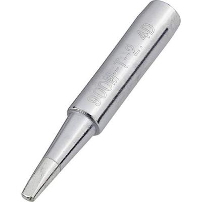 TOOLCRAFT Panne de fer &agrave; souder forme de burin Taille de la panne 2.4 mm Longueur de la panne 17 mm Contenu