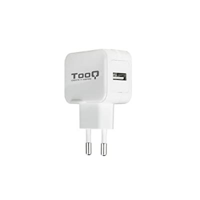 TOOQ  Chargeur Mural USB 5V 2.4A - 1 Port USB - Couleur Blanche