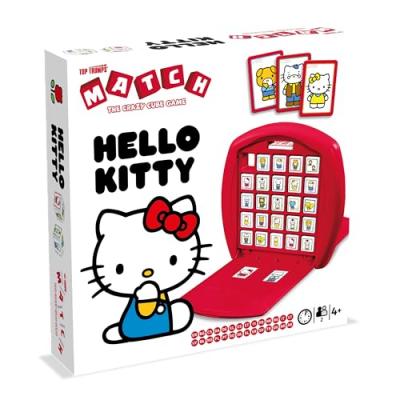 WINNING MOVES Jeu de soci&eacute;t&eacute; -  - Match Hello Kitty - Alignez 5 cubes identiques pour gagner 