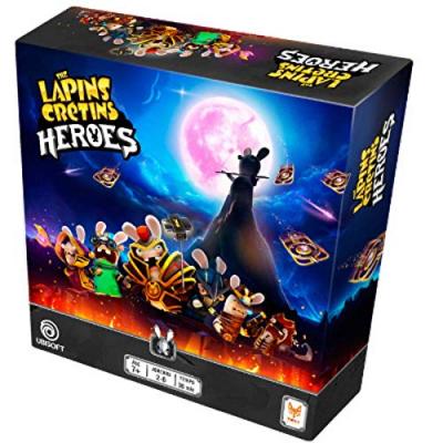 TOPIGAMES Jeu de cartes  les lapins cr&eacute;tins heroes