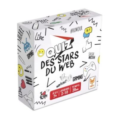 TOPI GAMES  - Quizz des Stars du Web Jeux de soci&eacute;t&eacute; - QUI-MI-919001