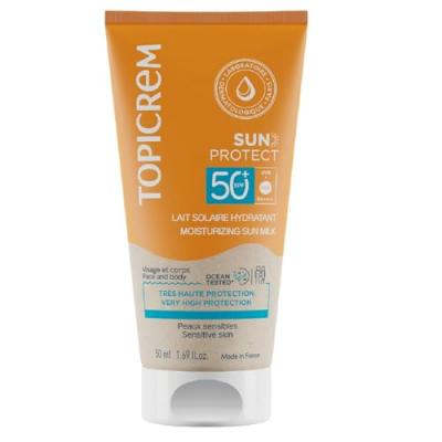 TOPICREM  Sun Protect Lait Solaire Hydratante Spf50+ 50ml