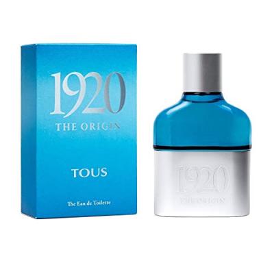 Tous 1920 The Origin Eau De Toilette 60ml Vapo Bleu,Argent&eacute; Homme