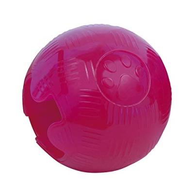 GLORIA Balle en thermoplastique r&eacute;sistant orange 9.5 cm pour gros chien