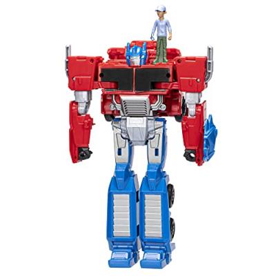 TRANSFORMERS  EarthSpark Spin Changer Optimus Prime et Robby Malto