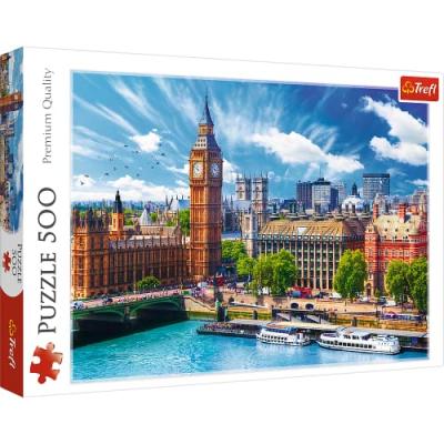 TREFL  916 37329 EA 500pcs Sunny Day in London, Coloured