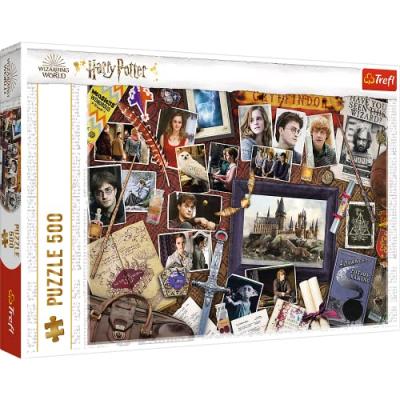  Trefl 916 37400 EA 500pcs Harry Potter, Red