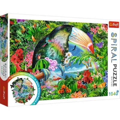  Spiral Puzzles - Tropical Animals Trefl